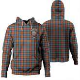Clan MacLachlan Ancient Tartan Hoodie Crest Q7YA1SXU-1 MacLachlan Ancient Tartan Hoodies